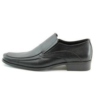 Мъжки обувки черни с ластик ФН212KP