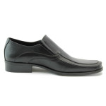 Мъжки обувки черни с ластик ФН212KP