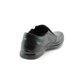 Мъжки обувки черни с ластик КП7821ЧKP