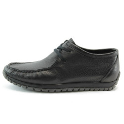 Мъжки черни обувки с връзки КП7105ЧKP