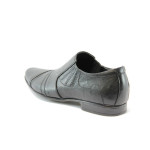 Мъжки обувки стилни черни с ластици ЛД114KP