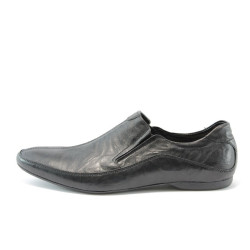Мъжки обувки черни ежедневни КО 7503ЧKP
