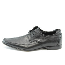 Мъжки спортно-елегантни обувки черни ЛД 111KP
