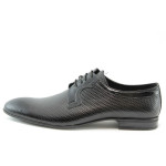 Мъжки елегантни обувки черни БО 6195KP