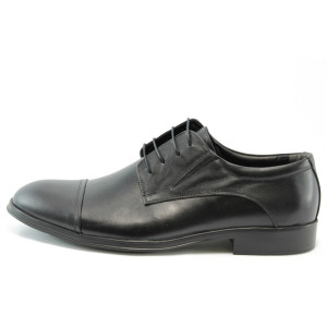 Мъжка елегантна обувка черна ФН 002Ч-гигант KP