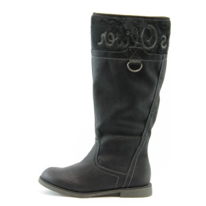 Дамски равни ботуши черни S.Oliver 26517 ЧеренKP