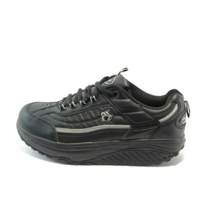 Дамски маратонки черни БР 09А30KP