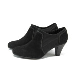 Черни дамски обувки с ток Caprice 9-24401-23 черни ANTISHOKKKP