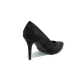 Черни дамски обувки с ток Marco Tozzi 2-22405-23 черниKP