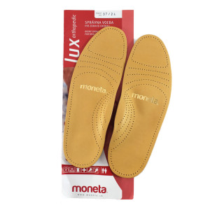 Анатомични стелки за обувки, от естествена кожа с активен въглен Moneta 271104KP