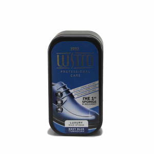 Тъмносини гъбичка за обувки, гладка кожа -  за целогодишно ползване N 100022331