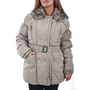 Дамско топло яке Diamond 1204 бежовоKP