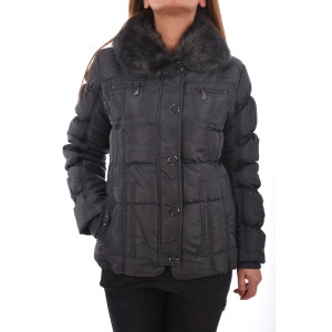 Дамско топпло яке Diamond 8243 сивKP