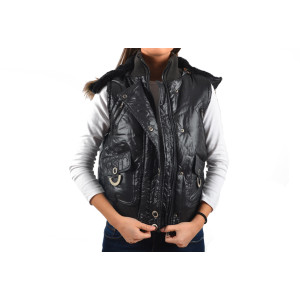 Дамски спортен елек черен ДД 8519KPS