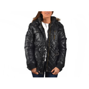 Дамско зимно яке черно ДД 7320KPS