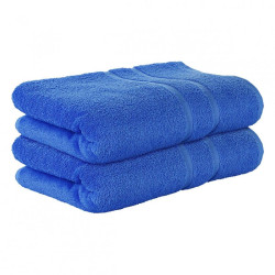 Комплект 2 броя сини хавлиени кърпи - средни