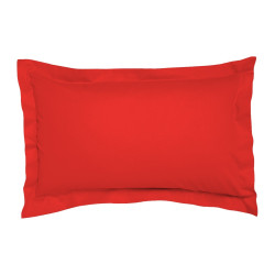 Калъфка за възглавница в ярко червено - Памучен сатен