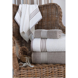 Комплект хавлиени кърпи Korsika Beige Комплект хавлиени кърпи Korsika Beige