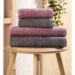 Комплект 4 хавлиени кърпи Olivy Ash/Gray Комплект 4 хавлиени кърпи Olivy Ash/Gray