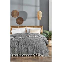 Сиво модерно одеяло Пещемал 