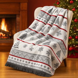 Памучно коледно одеяло 200х220 см.
