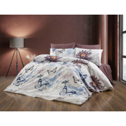 Спален комплект с два плика Пеперуди - Ранфорс
