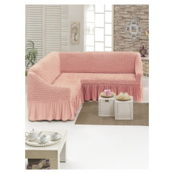 Еластично покривало с пола за ъглов диван Ashes of Roses