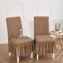 Промо сет от 6 бр. eластични покривала за стол Chocolate