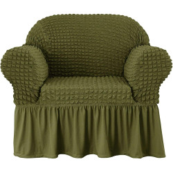 Зелено покривало за фотьойл