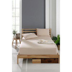 Спален комплект от 2 части Бежово - 160х200 см.