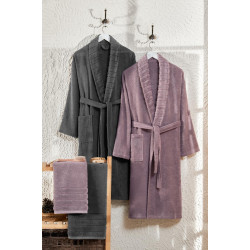 СЕТ хавлии и кърпи Карла - Пепел и Антрацит