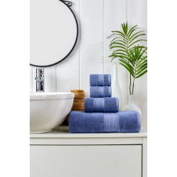 Луксозен комплект кърпи Moon - синьо