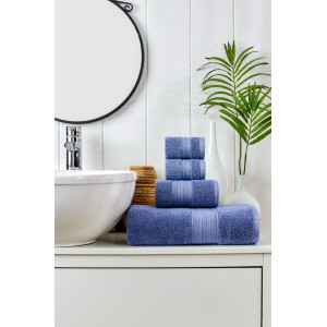 Луксозен комплект кърпи Moon - синьо Луксозен комплект кърпи Moon - синьо