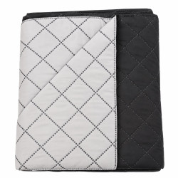 Микрофибърно покривало за легло Gray Black
