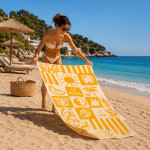 Памучна плажна кърпа Le Soleil