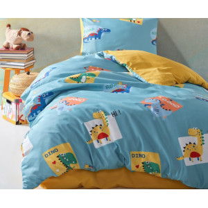 Единичен спален комплект Dino - Аква Единичен спален комплект Dino - Аква