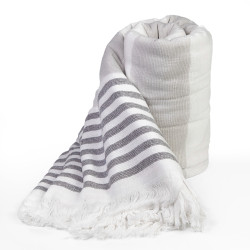 Сива кърпа от пещемал 90х170 см. 