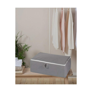 Кутия за съхранение от текстил - сива Кутия за съхранение от текстил - сива