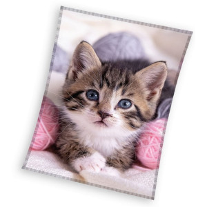 Меко одеяло Коте 150х200 см. - розово Меко одеяло Коте 150х200 см. - розово