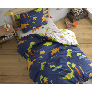 Единичен спален комплект Ранфорс DINO 2 Единичен спален комплект Ранфорс DINO 2
