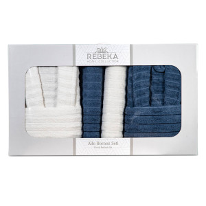 Модерен хавлиен СЕТ Рената - халати и кърпи  Модерен хавлиен СЕТ Рената - халати и кърпи