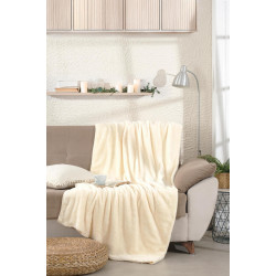 Одеяло Уелсофт в екрю - Плюш 200х220 см.