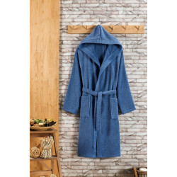 Стилен халат за баня в светло синьо