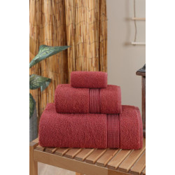 Промо комплект хавлиени кърпи Червено - 3 броя