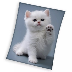 Детско 3D одеяло с красиво коте