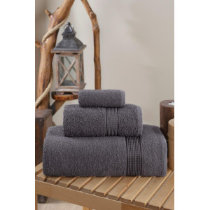 Промо комплект хавлиени кърпи Графит - 3 броя Промо комплект хавлиени кърпи Графит - 3 броя