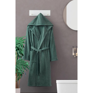 Халат с качулка DOGA - Зелено Халат с качулка DOGA - Зелено