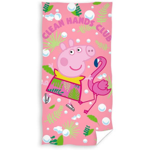 Плажна кърпа Пепа Пиг Пинк - 70х140 см. Плажна кърпа Пепа Пиг Пинк - 70х140 см.