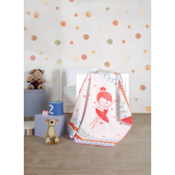 Пухкаво бебешко одеяло Балерина