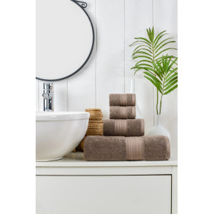 Луксозен комплект кърпи Moon - шоколад Луксозен комплект кърпи Moon - шоколад